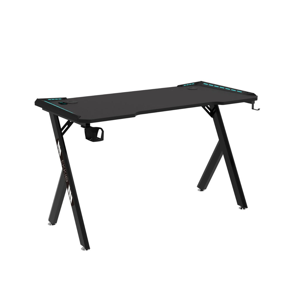 EKKIO RGB Gaming Desk Y Shape Black 140cm